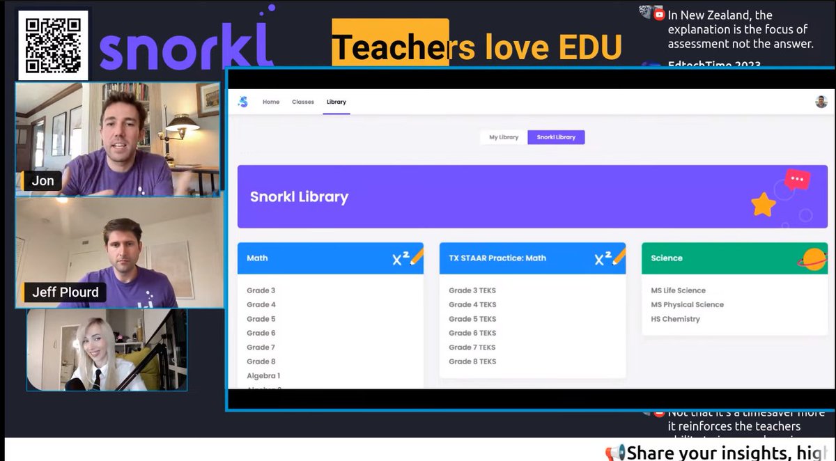 The simplicity of using @SnorklApp & the time-saving option as the priority on #SnorklApp deserve lots of shoutouts from #teachers 🌏! You can create classes, use the library & so much more! Go & be blown away by all the awesomeness🔗: youtube.com/watch?v=roU6TU… #teachersloveEDU