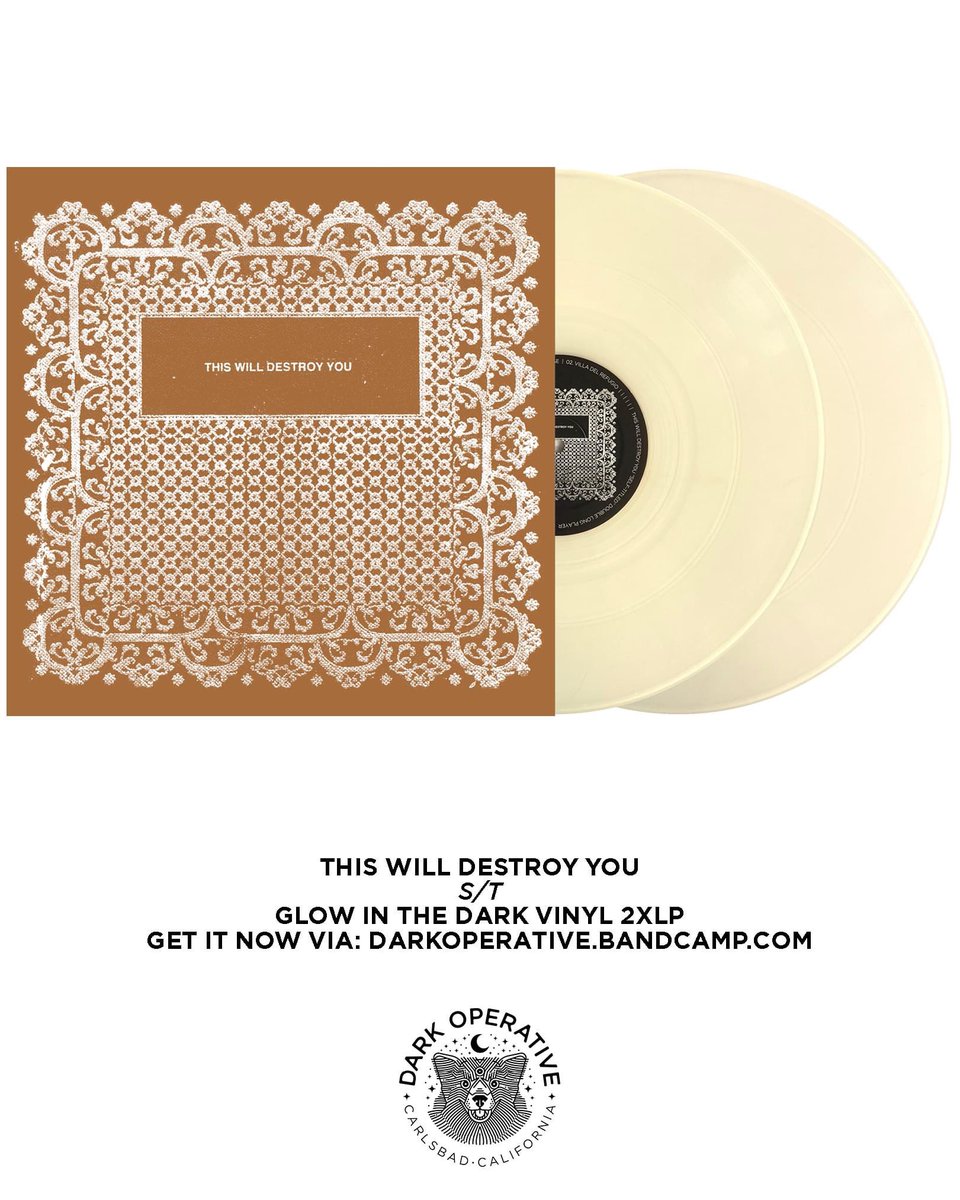 “S/T 2xLP: now available on Glow in the Dark vinyl from <a href="/dark0perative/">Dark Operative</a> :

thiswilldestroyyou.bandcamp.com/album/s-t-self…

#bandcampfriday

Thank you.