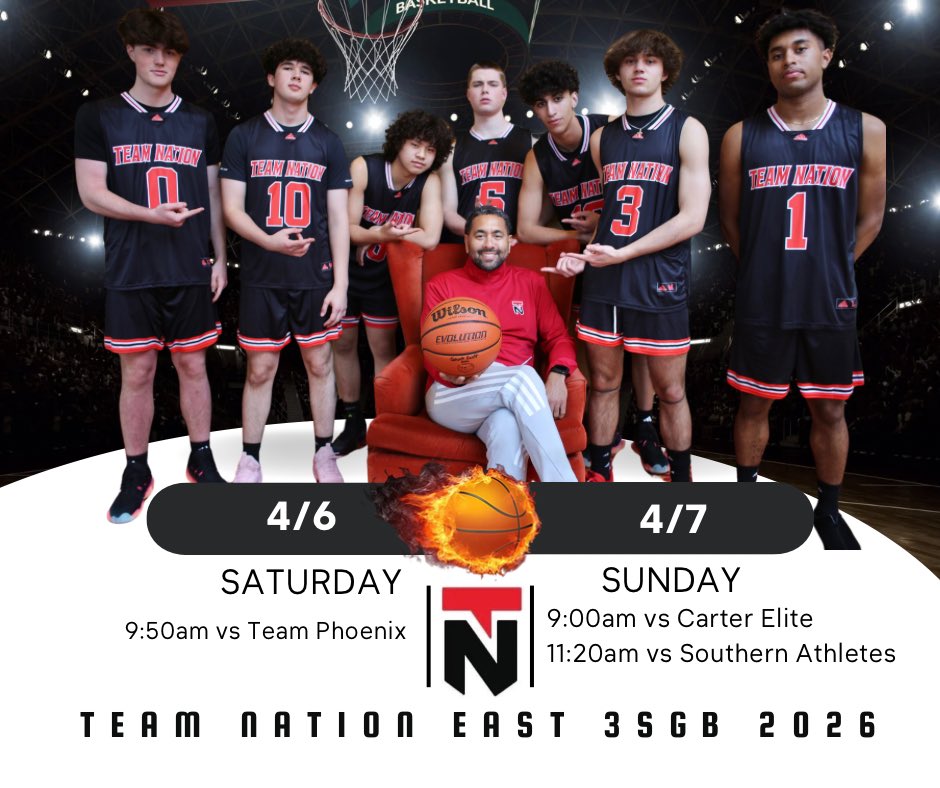 Team Nation East 3SGB takes the court again this weekend. Their 2nd event of The Circuit is the “Duel in DFW” at Drive Nation. @TheCircuit @TeamNation3stp