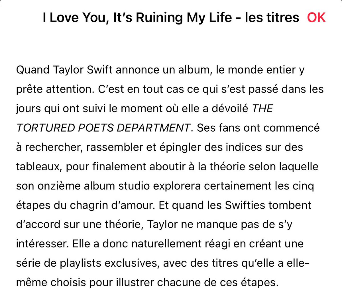 AngelineLayet's tweet image. I’m not crying, you are.
Tout est aligné, confirmé 🤍🪶 #TTPD