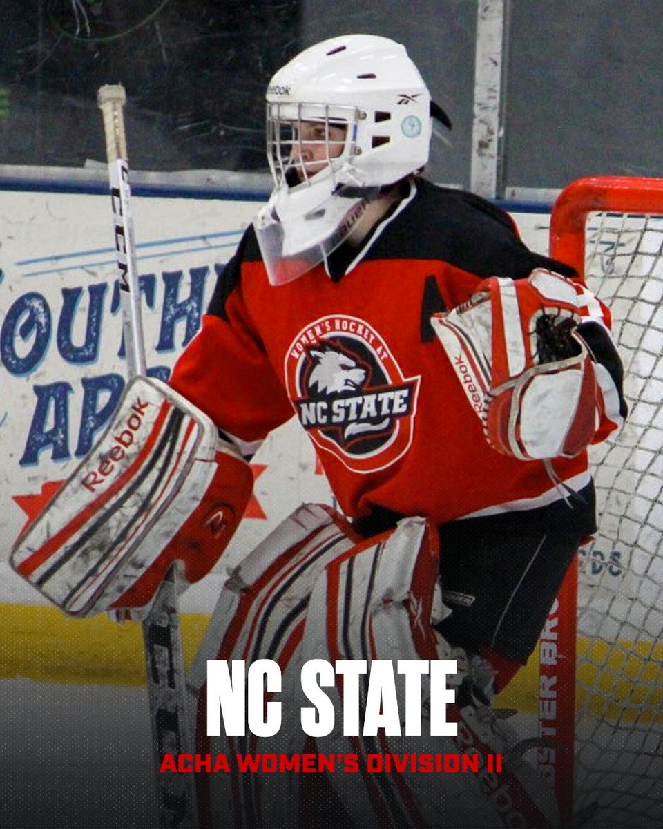 Can't forget about <a href="/NCStateWHockey/">NC State Women’s Icepack</a>!

📍<a href="/achawomensd2/">ACHA Women's D2</a>