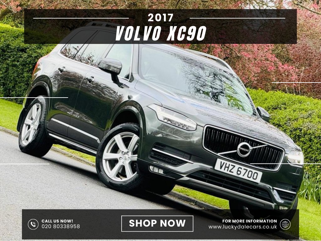 Introducing the 2017 Volvo XC90 2.0 This SUV is ready for any adventure. bit.ly/3xplhwF Contact us for more details! Call us now at 020 8033 8958 (or) WhatsApp at 0751 909 8028 #Volvo #XC90 #SUV #Diesel #Grey #ForSale