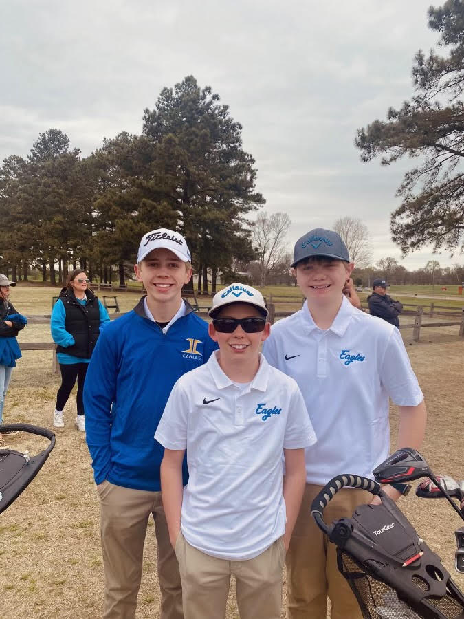 Congrats to our middle school golf team on their win against TCA. Leading the way for our boys was Jacob Ragan and Jack Mansfield, and for our girls Kinsley Chapman and Hadley Fowler. Way to go Eagles! JCSeagles.org