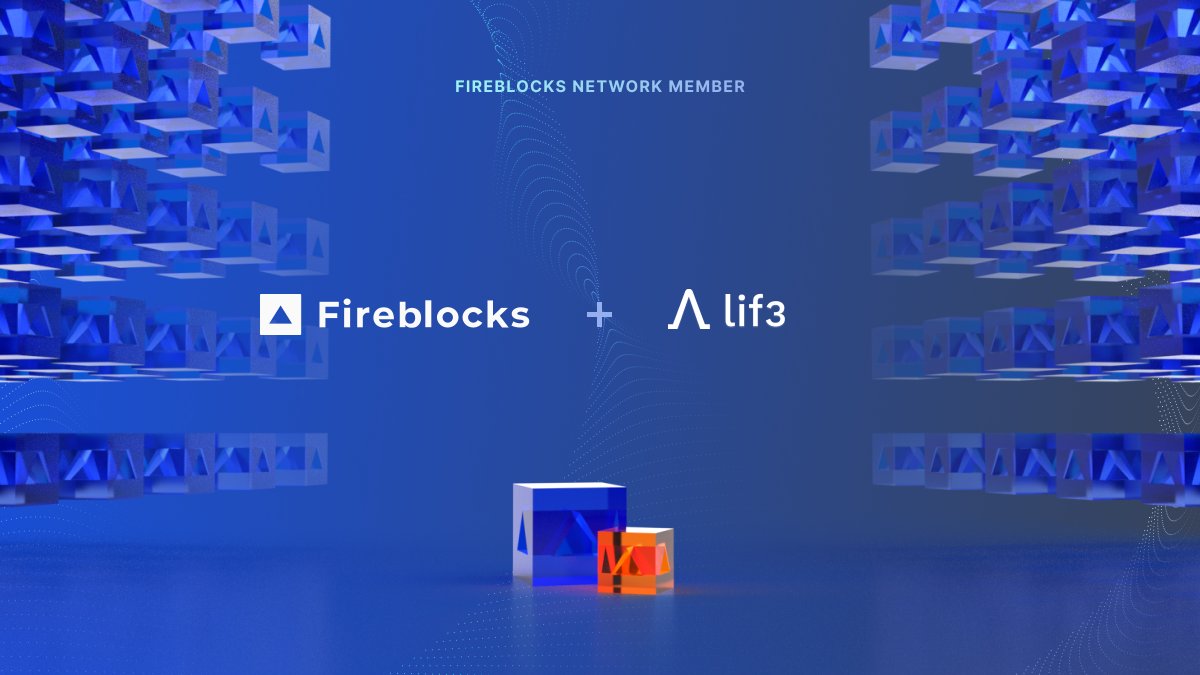 Introducing @Official_LIF3 a member of the #FireblocksNetwork. 📣 Fireblocks Network Fridays: Lif3 has integrated Fireblocks for unparalleled security in their DeFi ecosystem across Ethereum, Polygon, BNB Chain, and Fantom. Leveraging our Direct Custody and Non-Custodial…