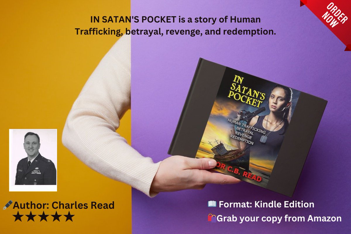 🌟📙 BOOK NAME: IN SATAN'S POCKET is a story of Human Trafficking, betrayal, revenge, and redemption. 📖 DESCRIPTION: 'THE CAPTAIN 👮 was an evil.. 🖋️Author: Charles Read 🛍️Grab your copy from Amazon: a.co/d/gftYR9C 🖱️ Click For More: readcharlesbooks.com #AmazonBook