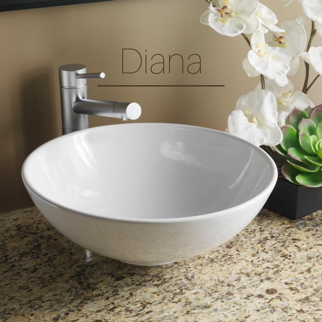 Barclay offers a multitude of elegantly designed vessels. This delicately round-shaped above-counter basin will enhance your bath.

#BarclayProducts #SpecialbyDesign #Diana #basin