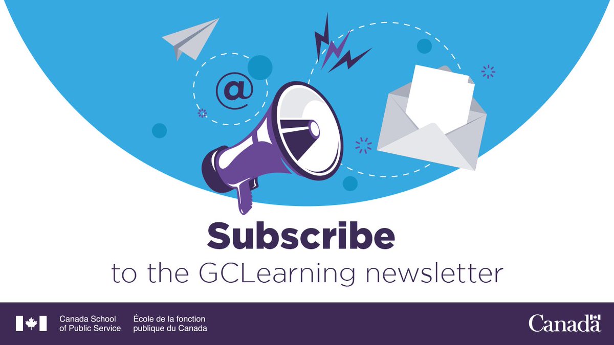 The #GCLearning newsletter is sent weekly to keep public servants like you informed of the latest learning opportunities available across the federal public service. 📩 Subscribe today! csps-efpc.gc.ca/stayconnected/…