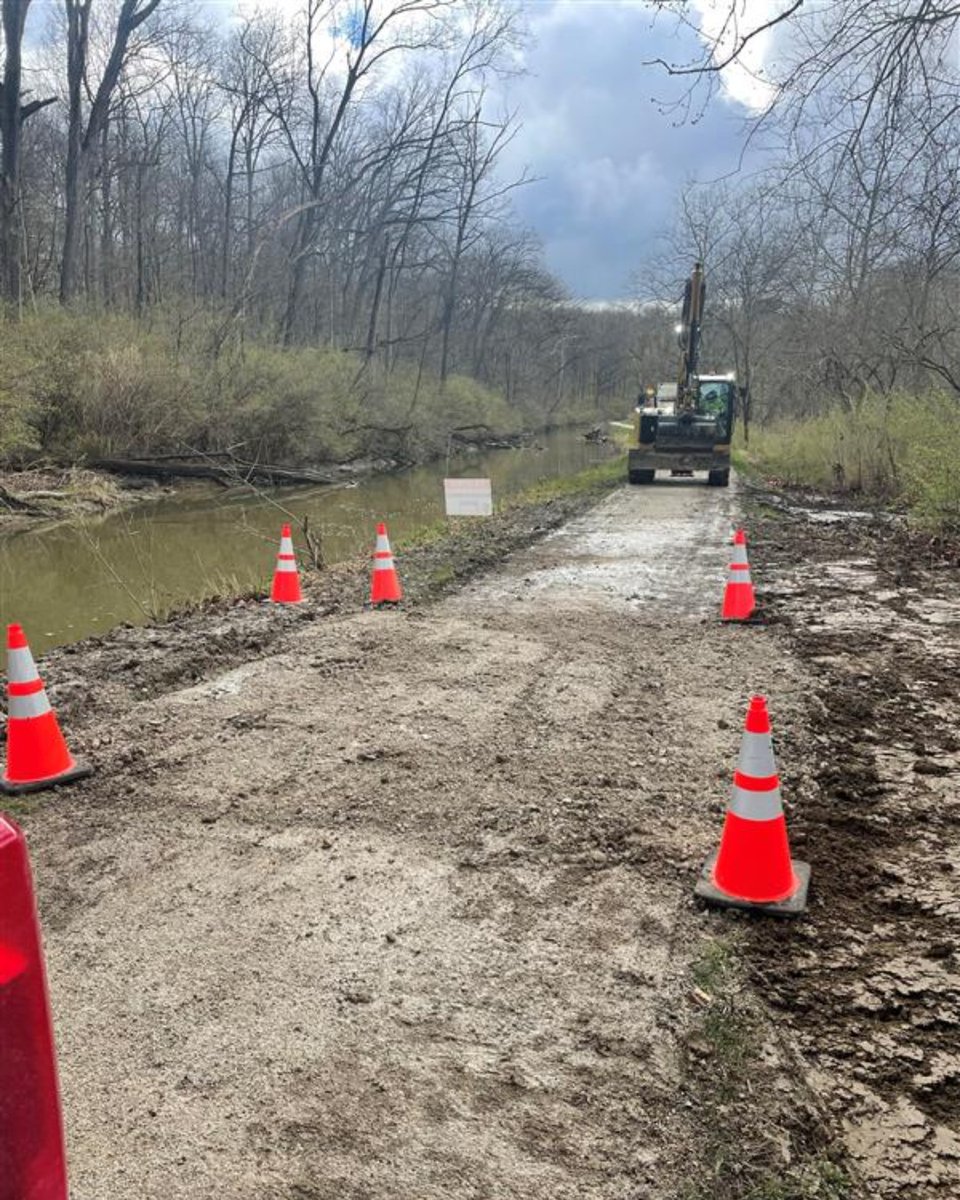 Closure Update: The Towpath Trail reopens Friday evening from Station Road Bridge to Frazee. Conditions are muddy and there are some rough spots. Use caution until the trail dries out and our maintenance crew completes repairs related to a sinkhole. NPS Photo.