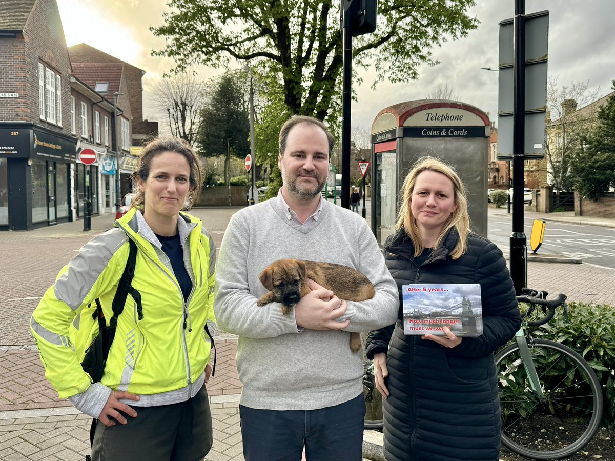 Great to be out in #Putney with Cllr Caroline DLS supporting @Conservatives candidate Nick Austin for West Putney ward by-election. @PutneyCons @TeamLondonUK @CCACllrs