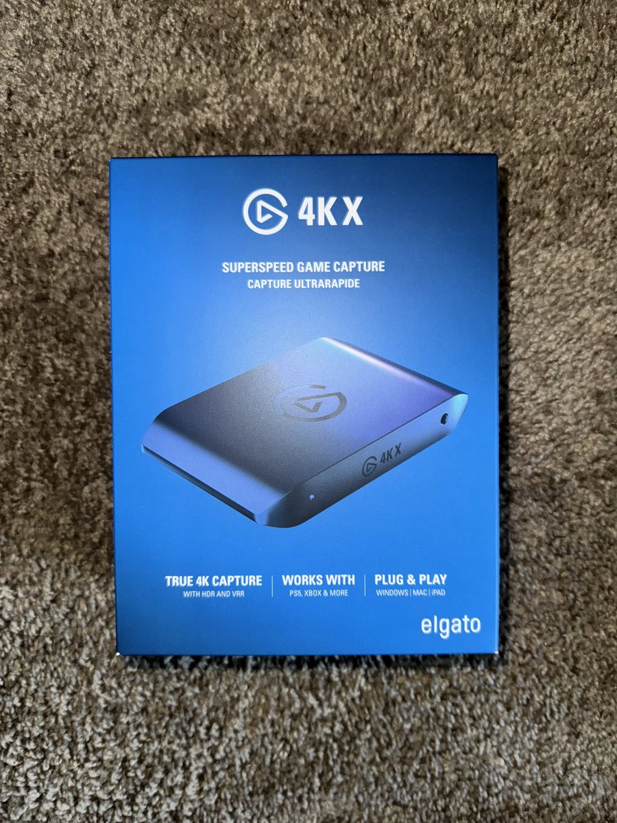 ArielleGaming's tweet photo. Just ordered this yesterday from @elgato, and it’s already here. Came in less than 24 hours 👏🏾🙌🏾 #fire #elgato #4kx 🎥🎮 https://t.co/nOMCtp1ewp