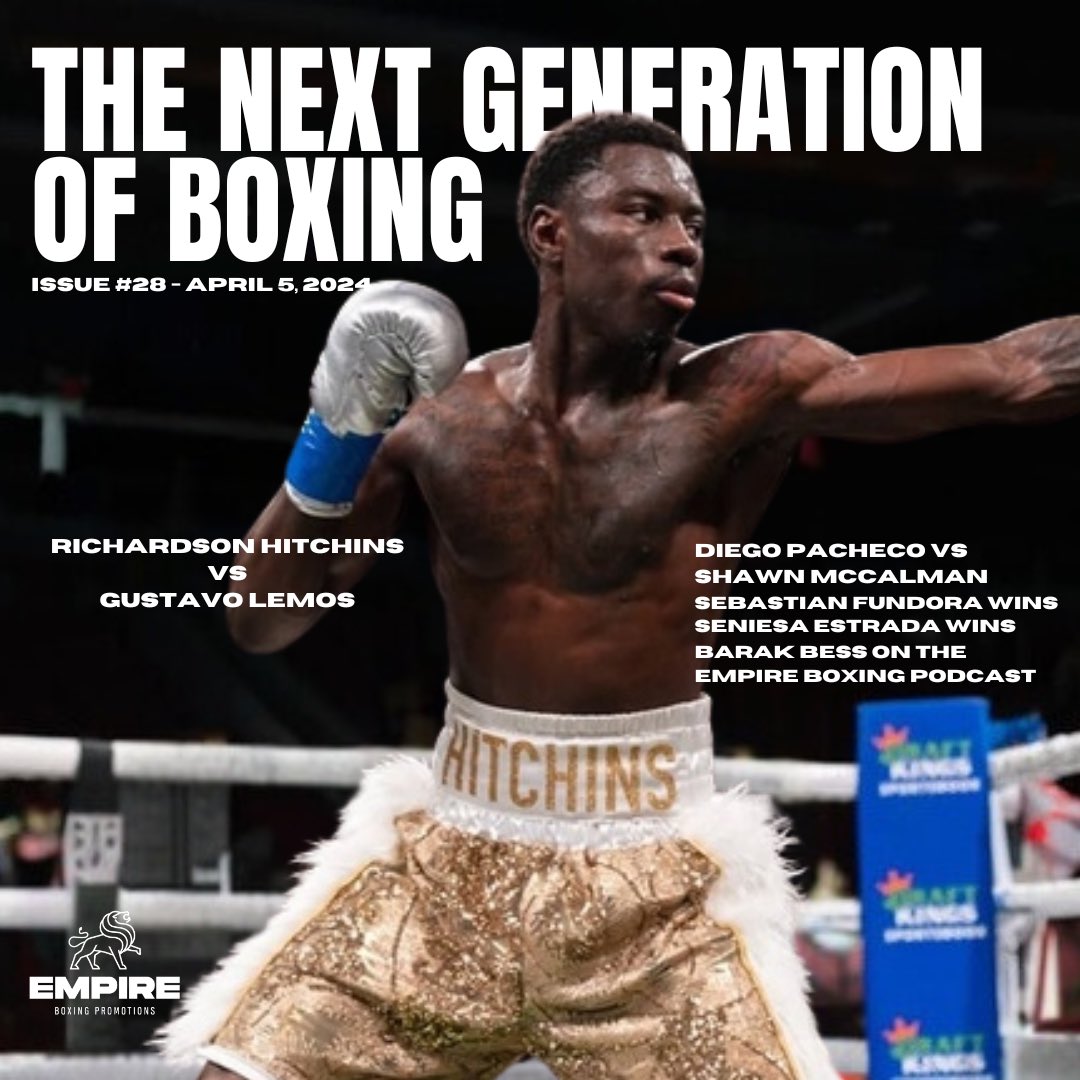 New Issue out now. The Next Generation of Boxing 
#boxing #newsletter 
-
#boxingnews subscribe here: mailchi.mp/empireboxingen…
-
@HeIsRichardson 
@BrickhouseVent1 
@GrassJames