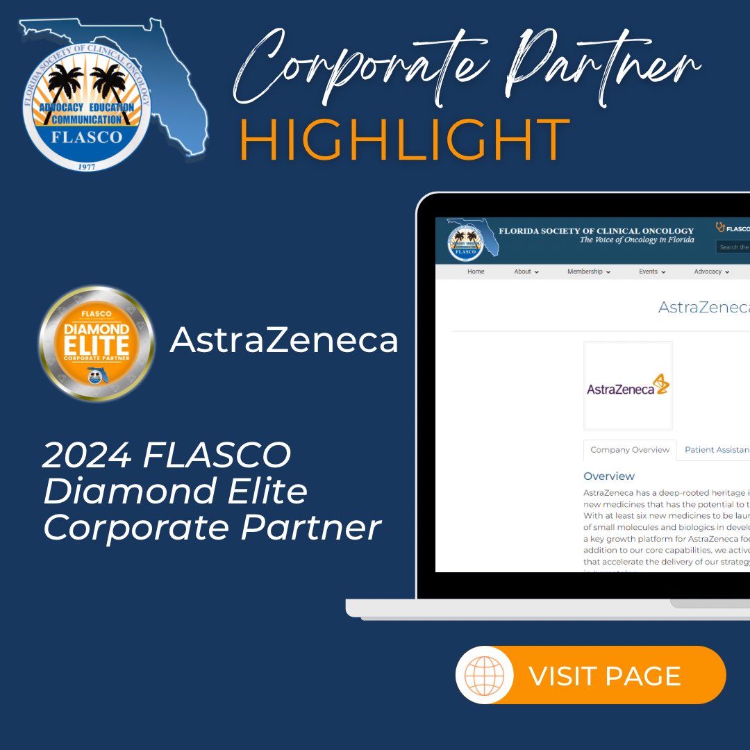 Thrilled to spotlight our steadfast partner, AstraZeneca! 🤝

Dive into the impactful collaboration by exploring their dedicated Corporate Partner Page on our website:
flasco.org/sponsor/astraz…

#FLASCO #CorporatePartnership #OncologyExcellence #Collaboration