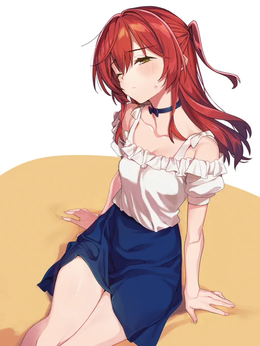 もったいないので普通にうpる。くすぐったい感じの喜多ちゃん。 
