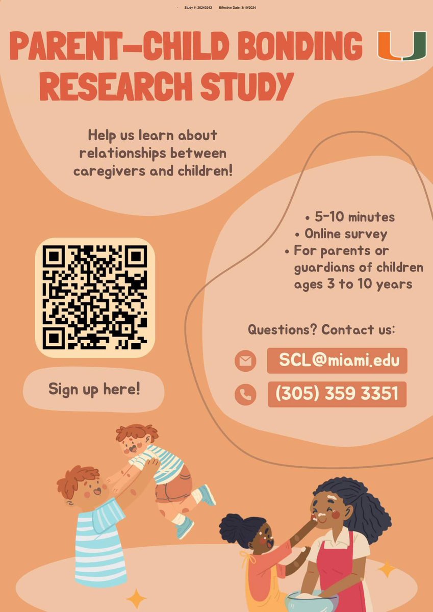 UMSocCogLab's tweet photo. Do you have a child between 3-10 years old? Help us learn about parent-child bonding by completing this 5-10 minute survey: https://t.co/fk16Q2ZL1P https://t.co/iZDCe9DbA7