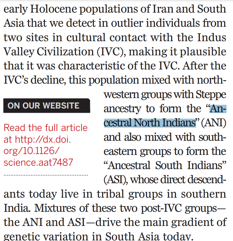 robluka10's tweet photo. @AlokSah70897000 @JagatBisht_ @tishasaroyan This migration and intermixing formed ANI and ASI. The study also found steppe ancestry is high in Brahmins. https://t.co/LGEo09NMHq