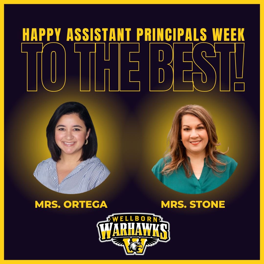 🌟Celebrating Assistant Principal Week at Warhawk Nation! 🌟 Huge shoutout to the dynamic duo, Mrs. Ortega and Mrs. Stone, for their unwavering dedication to our school community at #WMSwarhawks! Thank you for supporting all of us! #AssistantPrincipalWeek #successCSISD 🖤 💛