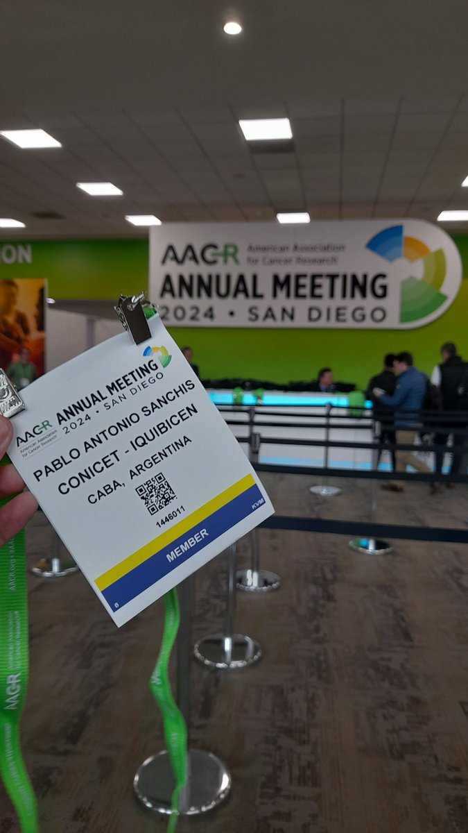 PblSanchis's tweet photo. #AACR2024 is begining!  I'm excited for the Annual Meeting we have ahead. I can't wait for the Professional Advancement Sessions #AACRAMC and #networking opportunities with the #scientific community. #inspiringscience #fuelingprogress  @AACR https://t.co/872i11jGlG