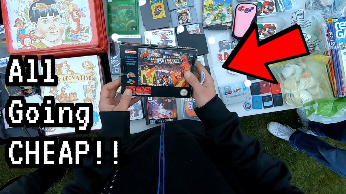 New boot sale video out and we find loads of cheap wrestling games, just in time for Wrestlemania weekend! Link below <a href="/1UpRetroGaming/">1UpRetroGaming</a>
<a href="/Sir_eeee/">Sir E</a>
.
youtu.be/gfNmEelMJXI
.
#RETROGAMING #bootsale #WrestleMania   
#WrestleManiaXL #CodyRhodes