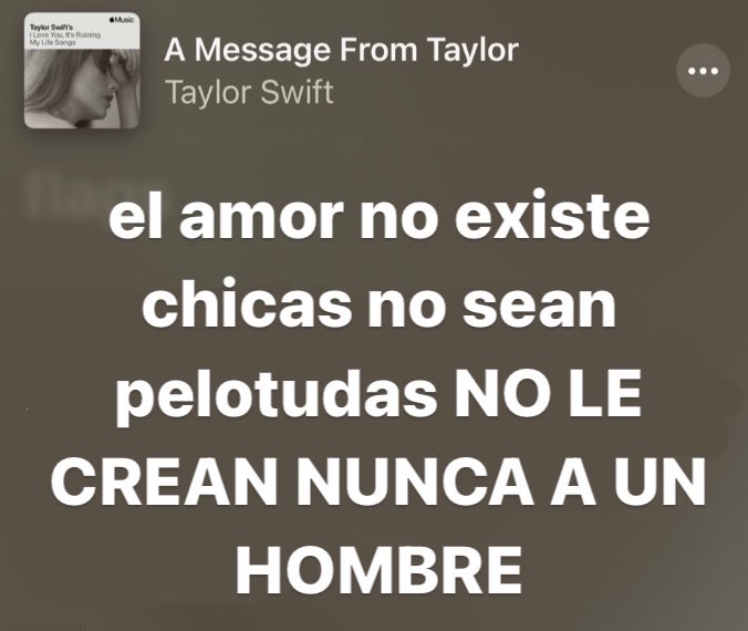 lo q taylor realmente quiso decir