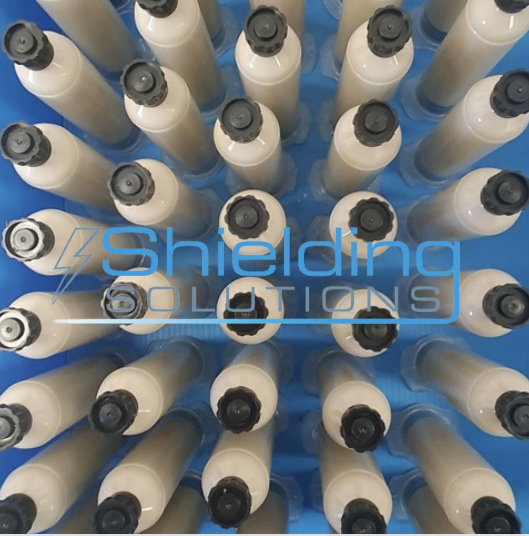 shielding_sol's tweet image. 55cc conductive paste ready for despatch. Made in-house at our UK facility Great Notley, Braintree. Technical data and safety data sheets available upon request. For more info contact:+44(0)1376 330033 
bit.ly/472GI3j
#emishielding #ukmfg #shieldingsolutions