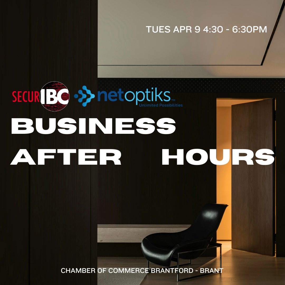 Get on the list for this month's Business After Hours, hosted by IBC Computers &amp; Netoptiks.
🗓 Tues April 9, 4:30 - 6:30PM
📍 IBC Computers, 196 King George Rd

REGISTER TODAY 👀 save your spot at the link in our bio!