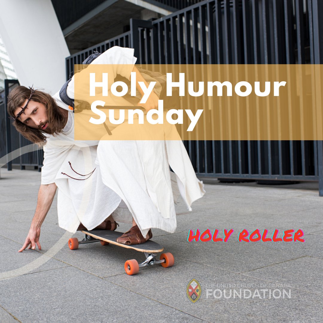 this wknd is Holy Humour Sunday!

In the early church, this was a celebration of 'the greatest joke ever': the one God played on death by raising Jesus from the grave!

What's your favourite joke?
#UCCanFoundation #UCCan
#DeepBoldDaring #HolyHumor #jokesfordays #JesusJokes