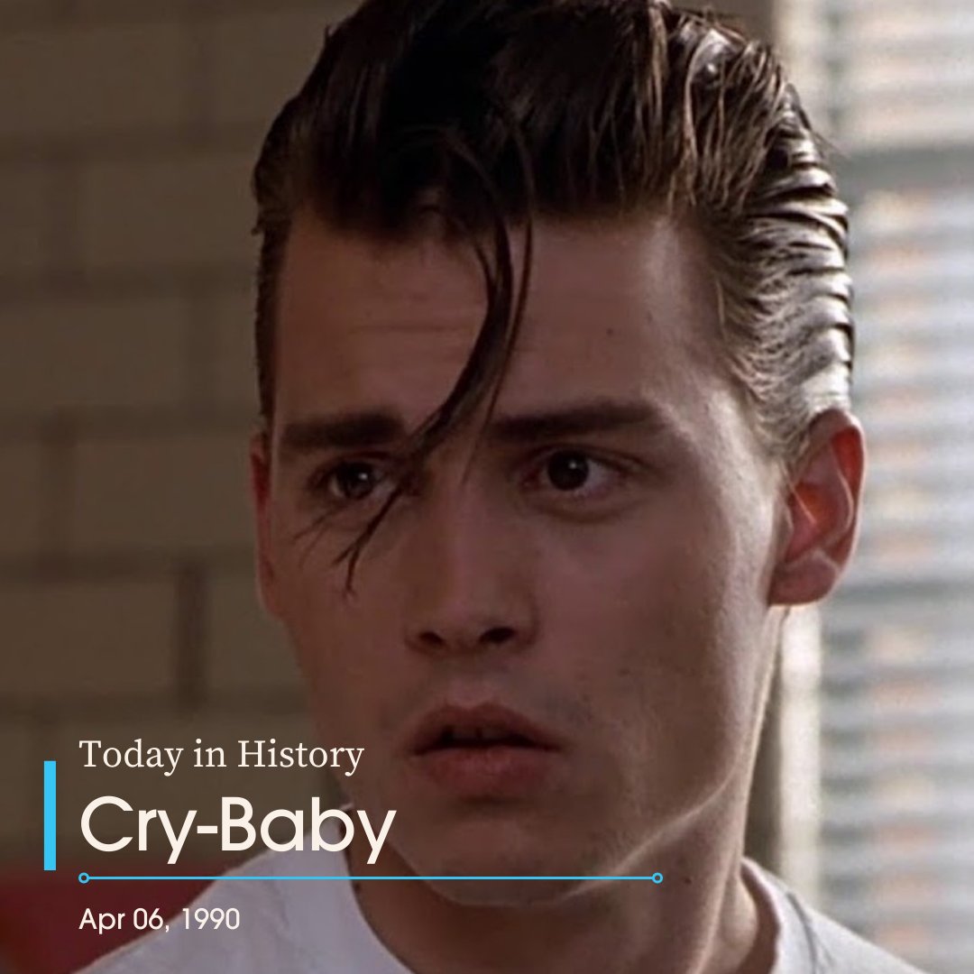 moviefone's tweet photo. Today In History | #CryBaby was released on Apr 06, 1990.
Starring #JohnnyDepp, #AmyLocane, and #SusanTyrrell.
🍿 https://t.co/oNj3aeAGPc
#movie #moviefone #TodayInHistory https://t.co/3lcwoQrPuU