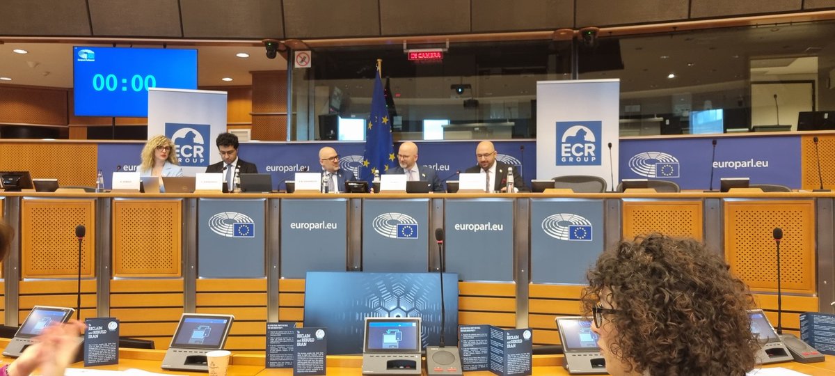 Yesterday at the European Parliament, we, members of the #IranNovinParty, talked about #IRGCterrorists. The message is clear: IRGC is not an organ of a Nation-State, but a terrorist organization. Thanks to @weimers, @ardavank and @arvinkhoshnood