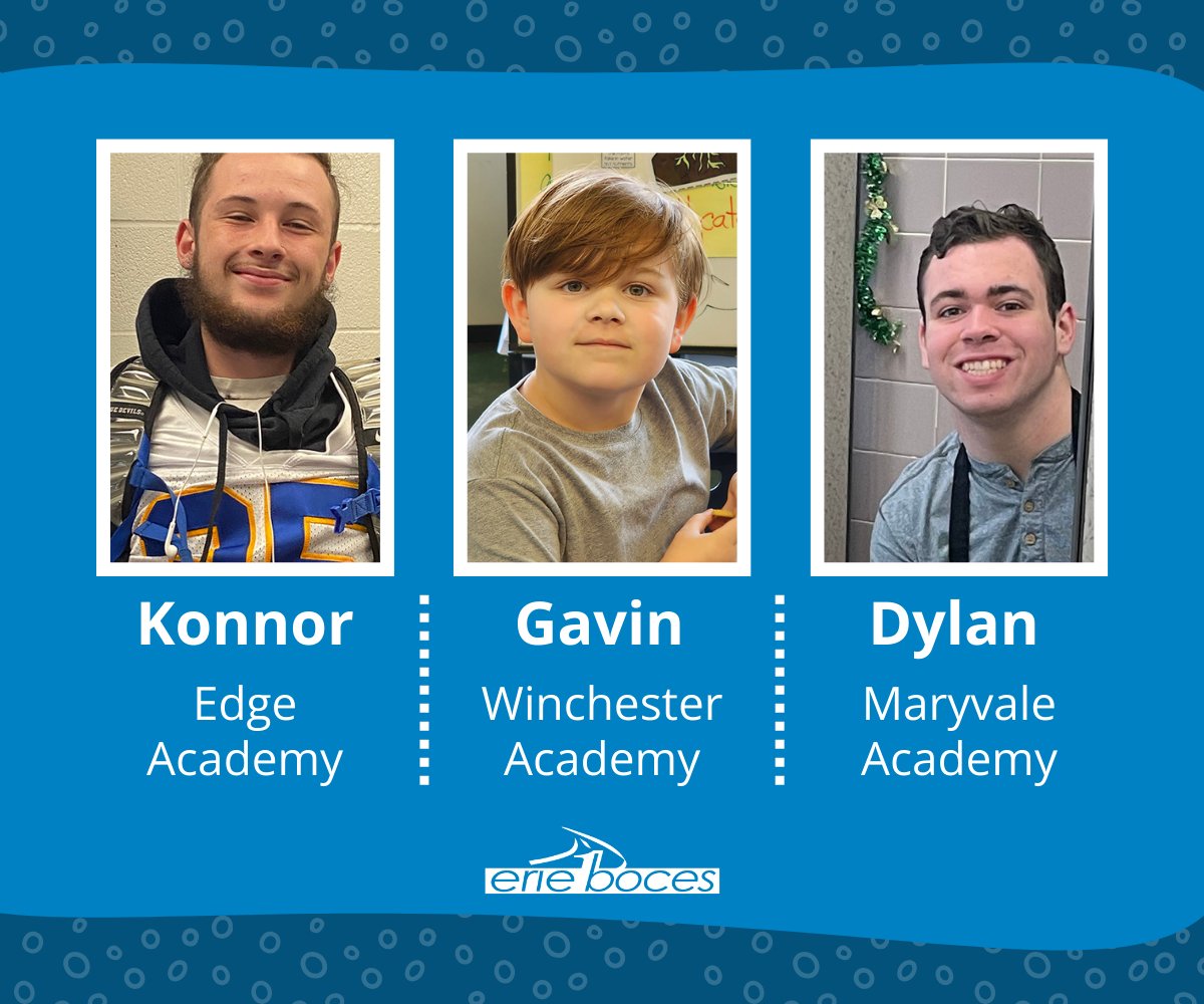 It's week 3 of our Exceptional Education student highlights! Read the stories below. Konnor (Cleve-Hill): loom.ly/nY6h3y0 Gavin (Williamsville): loom.ly/ToLWmjM Dylan (Lancaster): loom.ly/vMJGr1o @WCSD_K12 @LancasterCSD #ExceptionalEducation