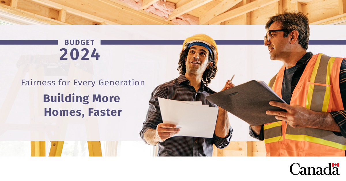 New measures in the upcoming #Budget2024 that will help build more homes, faster: ✅ New Homebuilding Technology and Innovation Fund ✅ $500 million in low-cost financing ✅ Modernized Design Catalogue ow.ly/XvFV50R9xeQ