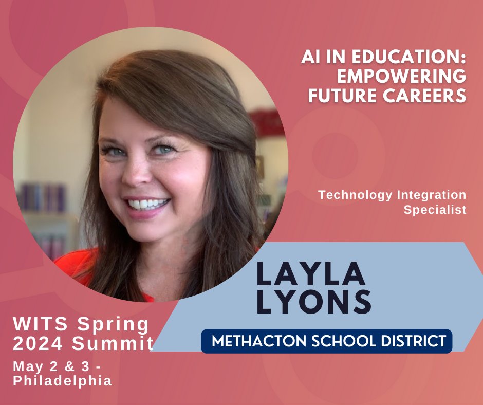 Less than a month away! Proud to help educate, inspire &amp; connect #WomenInTech @womentechsummt in Philly, May 2 &amp; 3 Use my code Speaker25 to save 25% on your ticket! womenintechsummit.net/spring-2024-su… #WITS24 #TechTalks #AIinEDU <a href="/MethactonEA/">Methacton Teachers</a> <a href="/eduspirePD/">Eduspire</a>