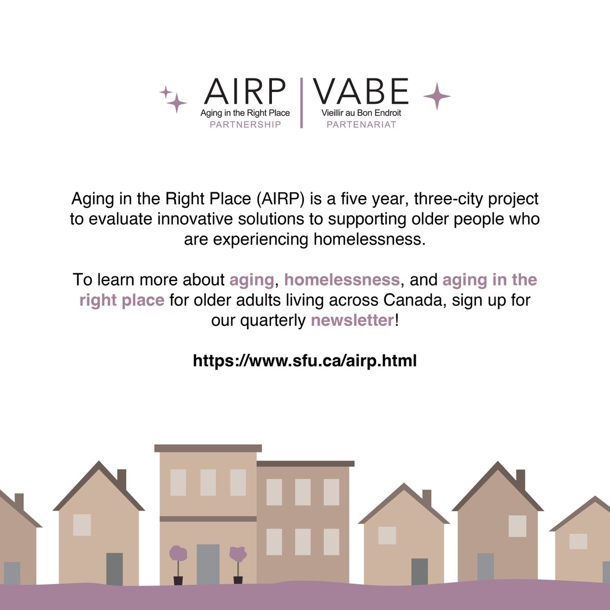 Our newsletter is out today! Give it a read for the latest on aging and housing in Canada #housingpolicy #AgingResearch #HousingCrisis 🇨🇦🏘️📰

🔗mailchi.mp/8f3afd728314/s…