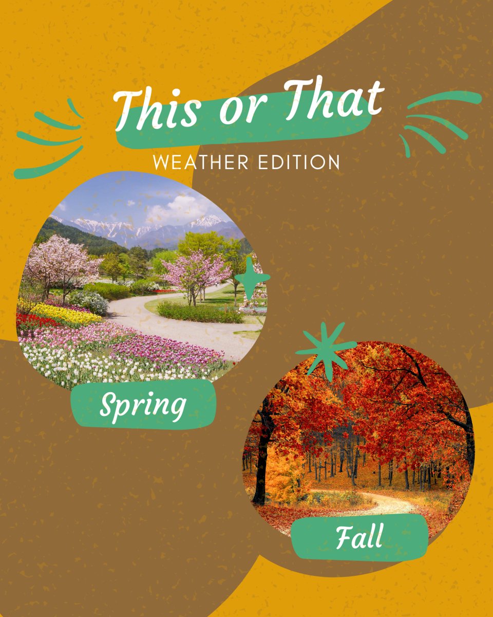 hosannacf's tweet image. Spring showers or fall leaves? 🌦🍂 What's your favorite season? Let us know in the comments! 

#ThisOrThat #SpringVsFall #ChurchesinBellflower #ChurchesinLA #LAChurch