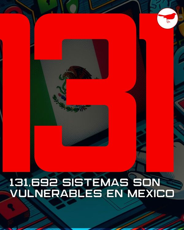 redbirdOficial's tweet photo. Una investigación realizada por #GOINA en #RedBird, ha identificado 131,692 #sistemas #vulnerables desde el año 2014, dichas vulnerabilidades ya cuentan con sus soluciones respectivamente.
#Ciberseguridad #Hacking https://t.co/pged7JI0SL