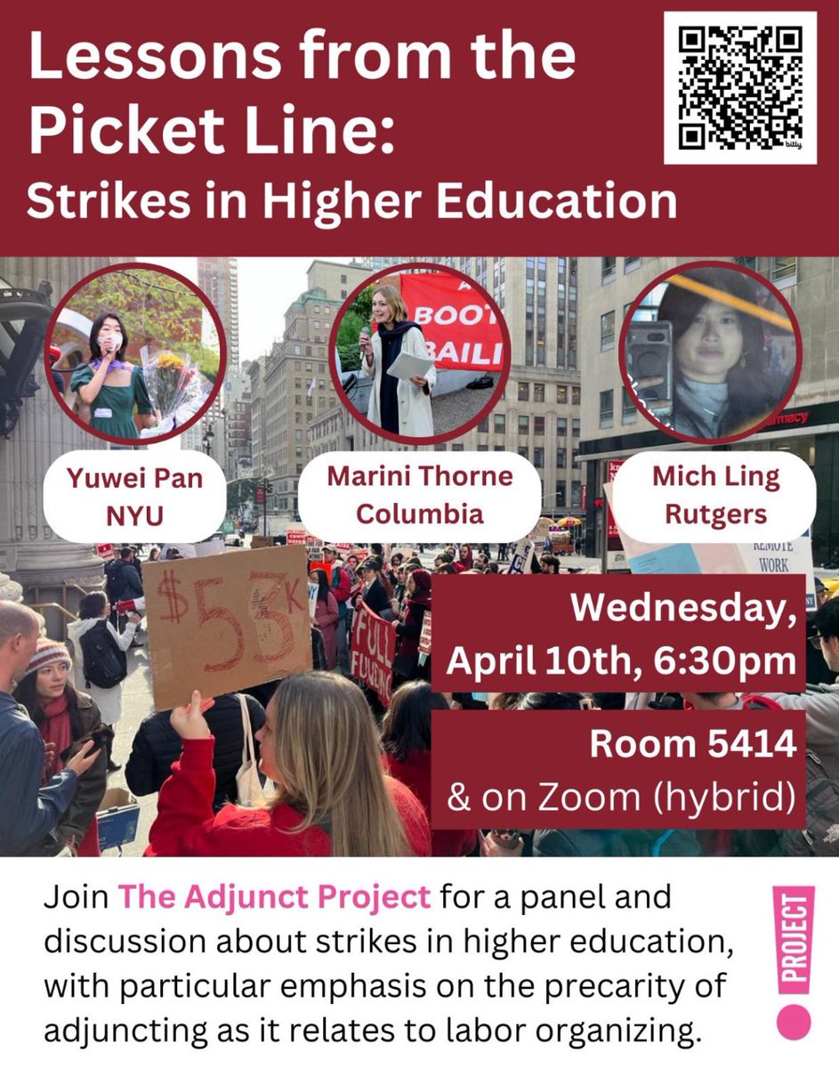 Learn from organizers at NYU, Columbia and Rutgers how the strike is a winning strategy for higher ed unionism today!