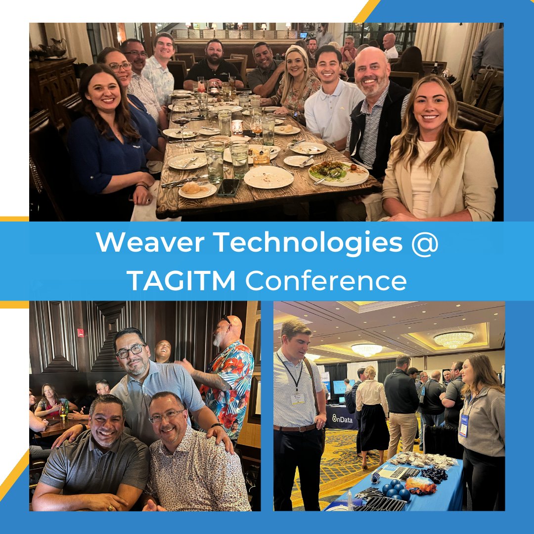 Weaver_Tech's tweet image. Excited about the connections made at TAGITM, where we shared insights and sparked collaborations for tech’s future. It&apos;s all about growing together in the IT community! Let’s connect and drive innovation. #WeaverTech #TAGITM