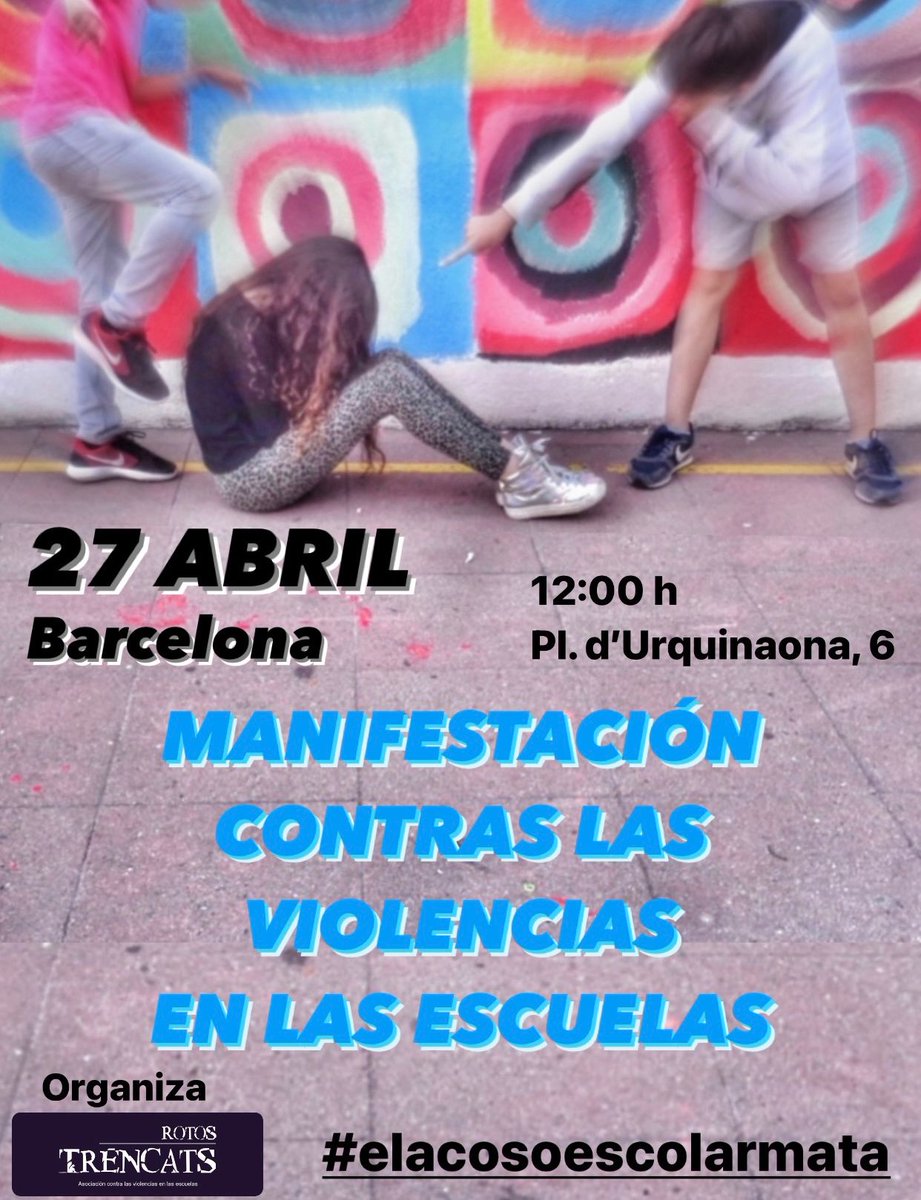 Estáis todos invitados. Vamos a ser muchos... y esta vez no es una manifestación silenciosa. Haremos ruido, mucho ruido...