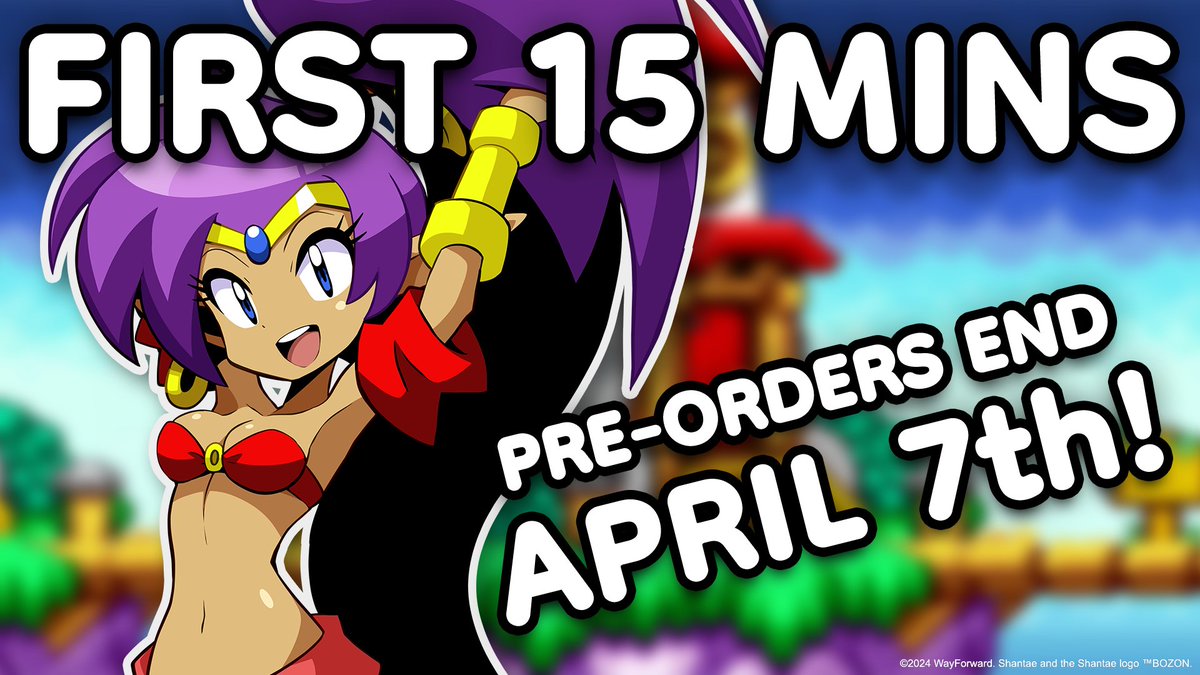 Check out the first 15+ minutes of Shantae Advance: Risky Revolution on GBA (w/ intro by @MrBozon)! youtu.be/PmIJDow3gOk Only 2 days remain to preorder this game on an actual GBA-compatible cartridge from @LimitedRunGames! limitedrungames.com/collections/sh…