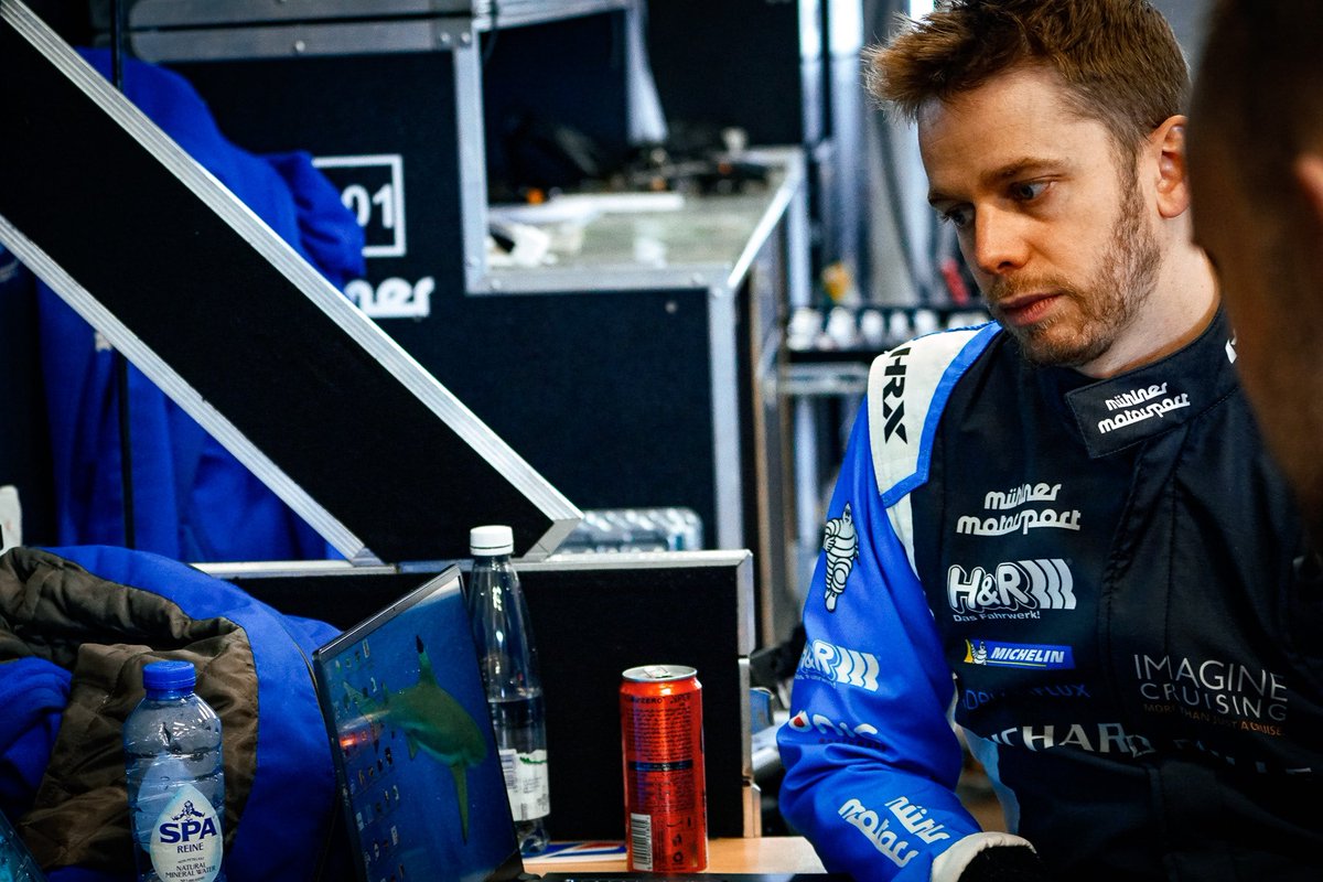 Alex Brundle (@alexbrundle) on Twitter photo Day 1 done <a href="/vln_de/">Nürburgring Langstrecken-Serie</a> <a href="/nuerburgring/">Nürburgring</a> with <a href="/MUEHLNERMOTORS/">Muehlner Motorsport</a>
Few tweaks to the car to get the front a little sharper.
Serious stuff starts tomorrow morning with Qualifying for NLS 1 Day 1 done <a href="/vln_de/">Nürburgring Langstrecken-Serie</a> <a href="/nuerburgring/">Nürburgring</a> with <a href="/MUEHLNERMOTORS/">Muehlner Motorsport</a>
Few tweaks to the car to get the front a little sharper.
Serious stuff starts tomorrow morning with Qualifying for NLS 1