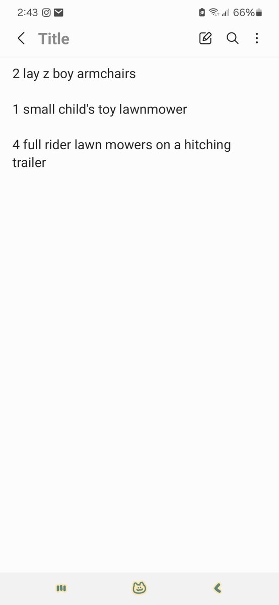 BDeCardinal's tweet photo. Please enjoy the following cursed notes I found in @teeniepoppy  notes app. (Posted with her permission) https://t.co/Mrrg562wHA