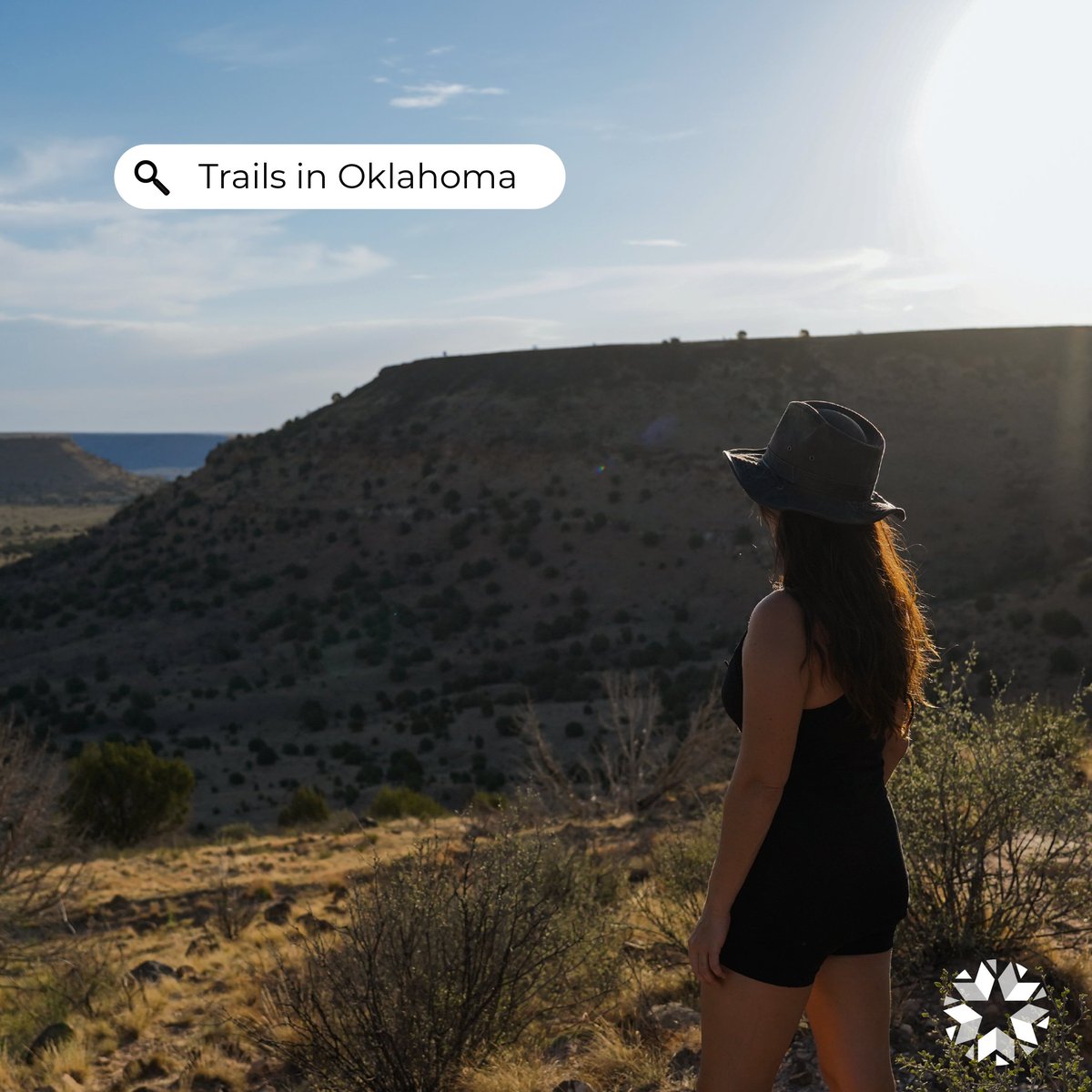 ImagineOkla's tweet photo. Looking for a new trail in Oklahoma? Our friends at @TravelOK have you covered! Looking for your next hiking outfit? Visit us at ImagineOklahoma. shop 😎 https://t.co/t2UeLA3W8L