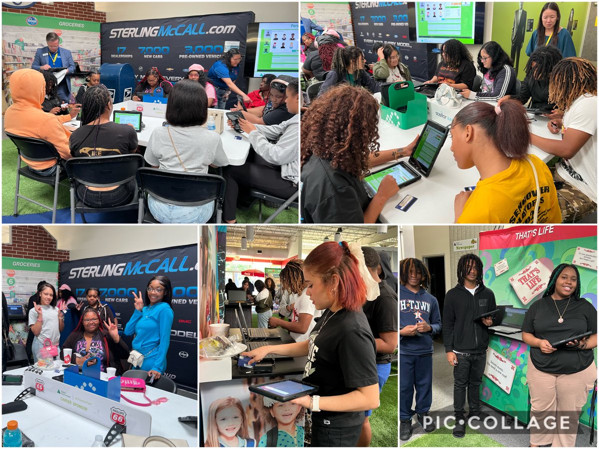 thebrowne_math's tweet photo. Fun Friday with @Eisenhower_AISD students #JAFinancePark! Students partnered with professionals from the banking industry to learn about financial mgt!
@AldineISD @Mrssmart615 @TRod_Math13 @SibrianLeticia @DrFavy @DrLindseyWise @STARS_902 https://t.co/5RHJnpPC7L