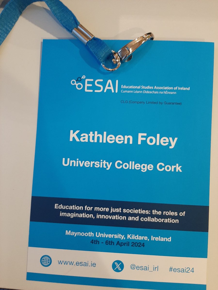 Another wonderful day at Maynooth University for the ESAI conference! Thank you for the opportunity to present today! Lovely atmosphere and serendipitous meetings 😀