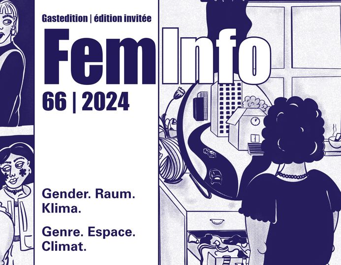 Fem_Wiss's tweet photo. Das FemInfo 66 "Gender. Raum. Klima." wird bald in die Briefkästen unserer Mitglieder und Abonnent*innen flattern. Wir freuen uns, diese gelungene Zusammenarbeit mit dem Verein Lares bald in den Händen zu halten.  Werde Mitglied/ Abonnent*in: https://t.co/RtreptpKZL https://t.co/wNzBJRIXDI