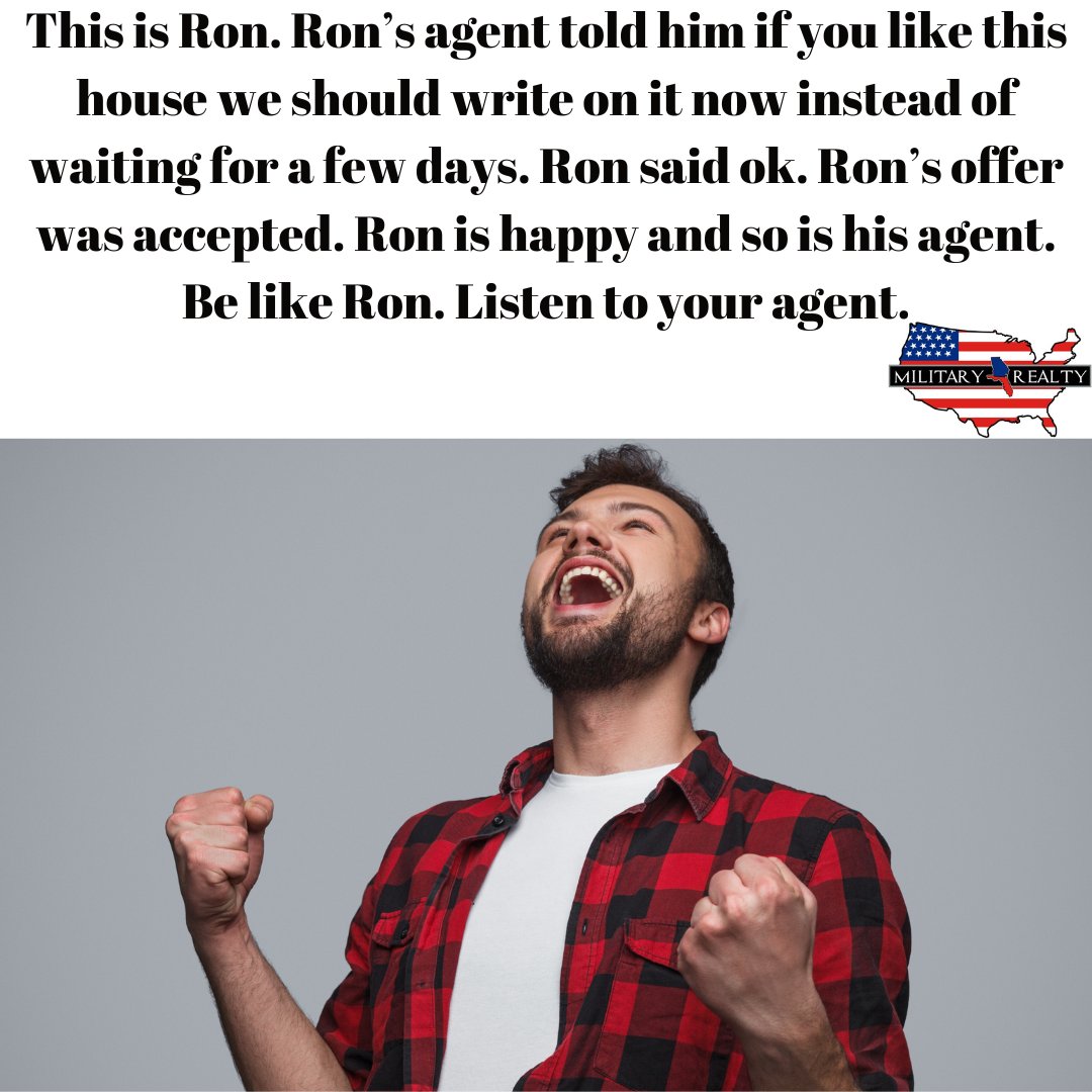 We can all learn something from Ron! Be like Ron! #realestatelife #realestategoals #realtorlife #buyersagent #buyingahome #sellersagent #sellingyourhome #realestate #southeastgeorgia #northeastflorida #RealEstateExcellence #homesweethome #DreamHouse #RealEstateKnowledge