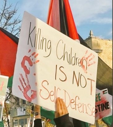 Whatever language they speak whatever country they live in they cannot accept that an oppressor has killed 14 thousand innocent children every oppressor at any point in history has been punished for these acts #StopIsraeliTerrorism #EndTheOccupation #JusticeForGaza