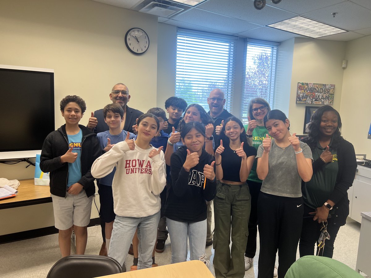 At Kenmore, I observed the incredible energy in Ms. Soriano's eighth-grade pre-algebra class. She's a former principal from New York who joined APS to share her passion for math. I also met students in Kenmore's STEAM Certificate Program which inspires students to explore science