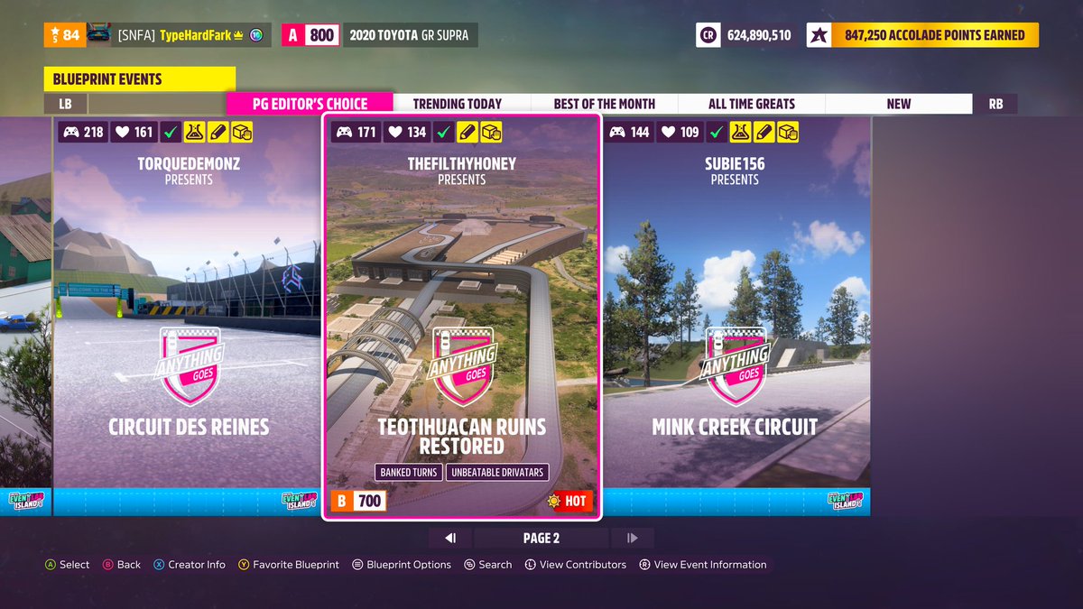 Thank you yet again for another spot in the PG EC! <a href="/ForzaHorizon/">Forza Horizon</a> <a href="/WeArePlayground/">Playground Games</a>