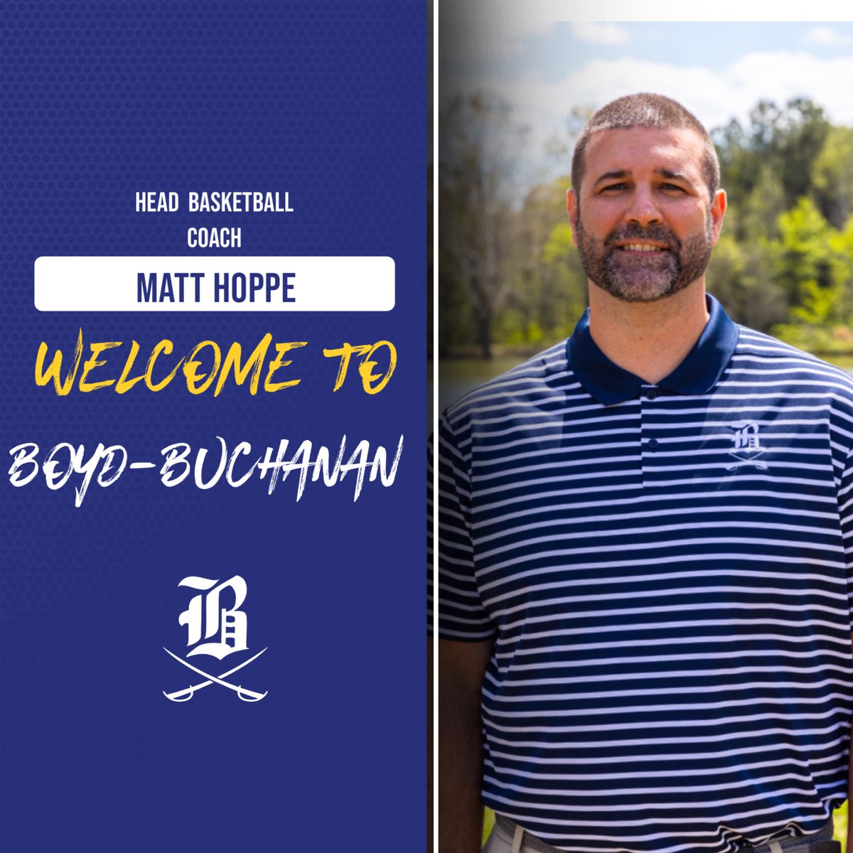 BBSBucs's tweet image. Welcome Coach Hoppe! #weareBBS
