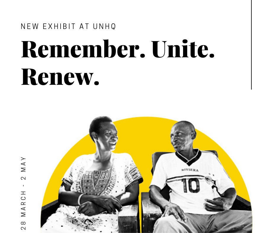 A new exhibit at UN Headquarters in NYC marks Sunday's 30th anniversary of the 1994 Genocide against the Tutsi in Rwanda. The exhibition explores global efforts to #PreventGenocide, the impacts of hate speech, and more. un.org/en/exhibits/pa… #Kwibuka